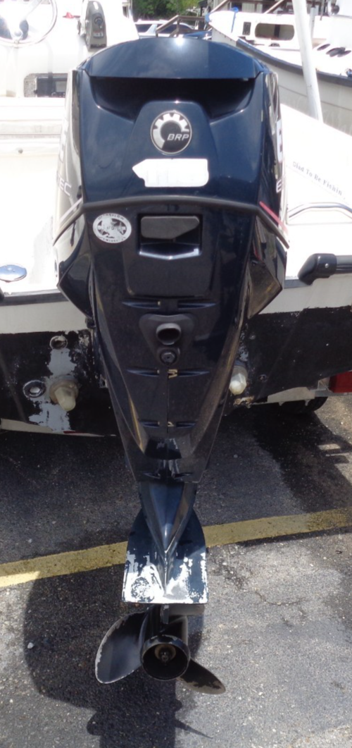 USED 2008 EVINRUDE ETEC 115HP 20" OUTBOARD BOAT MOTOR ENGINE E-TEC