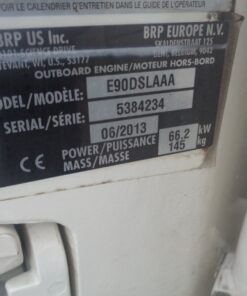 USED 2013 EVINRUDE ETEC 90HP 20