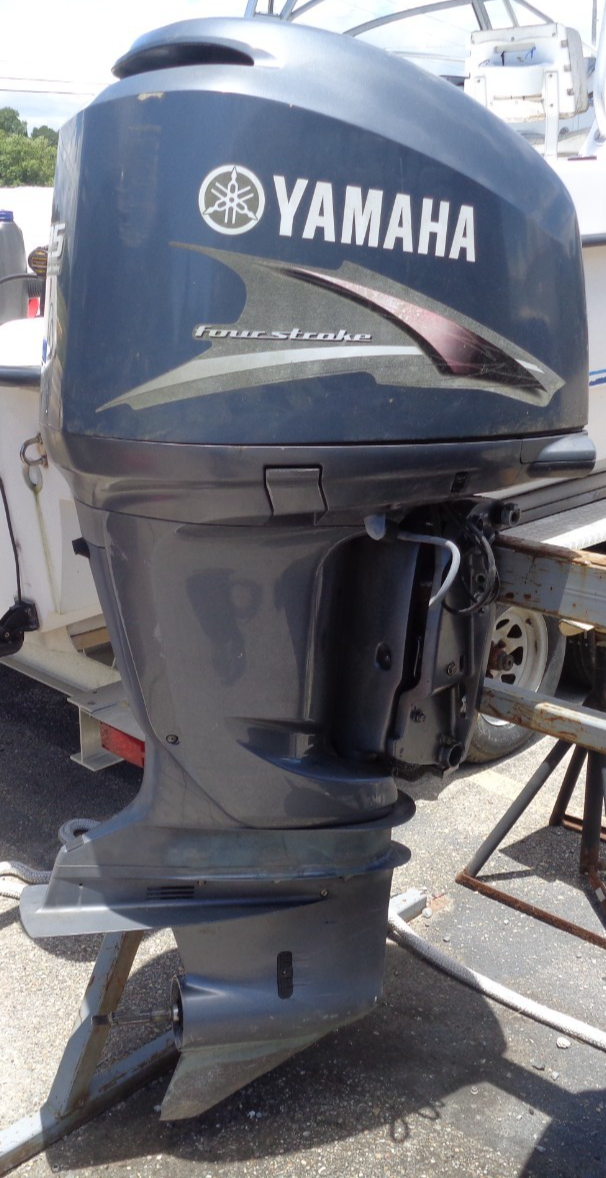 USED YAMAHA 2004 225HP 25" 4 FOUR STROKE OUTBOARD BOAT MOTOR f225 ENGINE