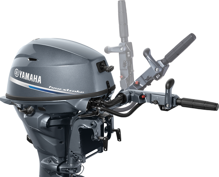 Yamaha 15HP F15LEHA Mfg. 12/22 Long (20") Shaft,Electric Start,Tiller,4 Stroke