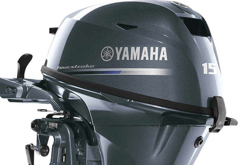 Yamaha 15HP F15LEHA Mfg. 12/22 Long (20") Shaft,Electric Start,Tiller,4 Stroke