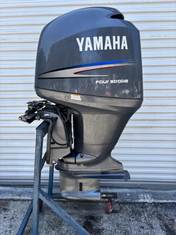 2008 Yamaha F150TLR 150 HP 4-Stroke EFI Outboard Motor – 20" Shaft – 873 Hours – Complete Rigging Included