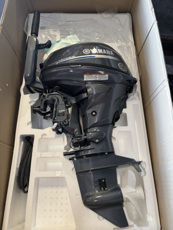 New Yamaha F20SMHB 20 HP EFI 2-Cylinder 4-Stroke Tiller Outboard Motor – 15″ (S) Short Shaft
