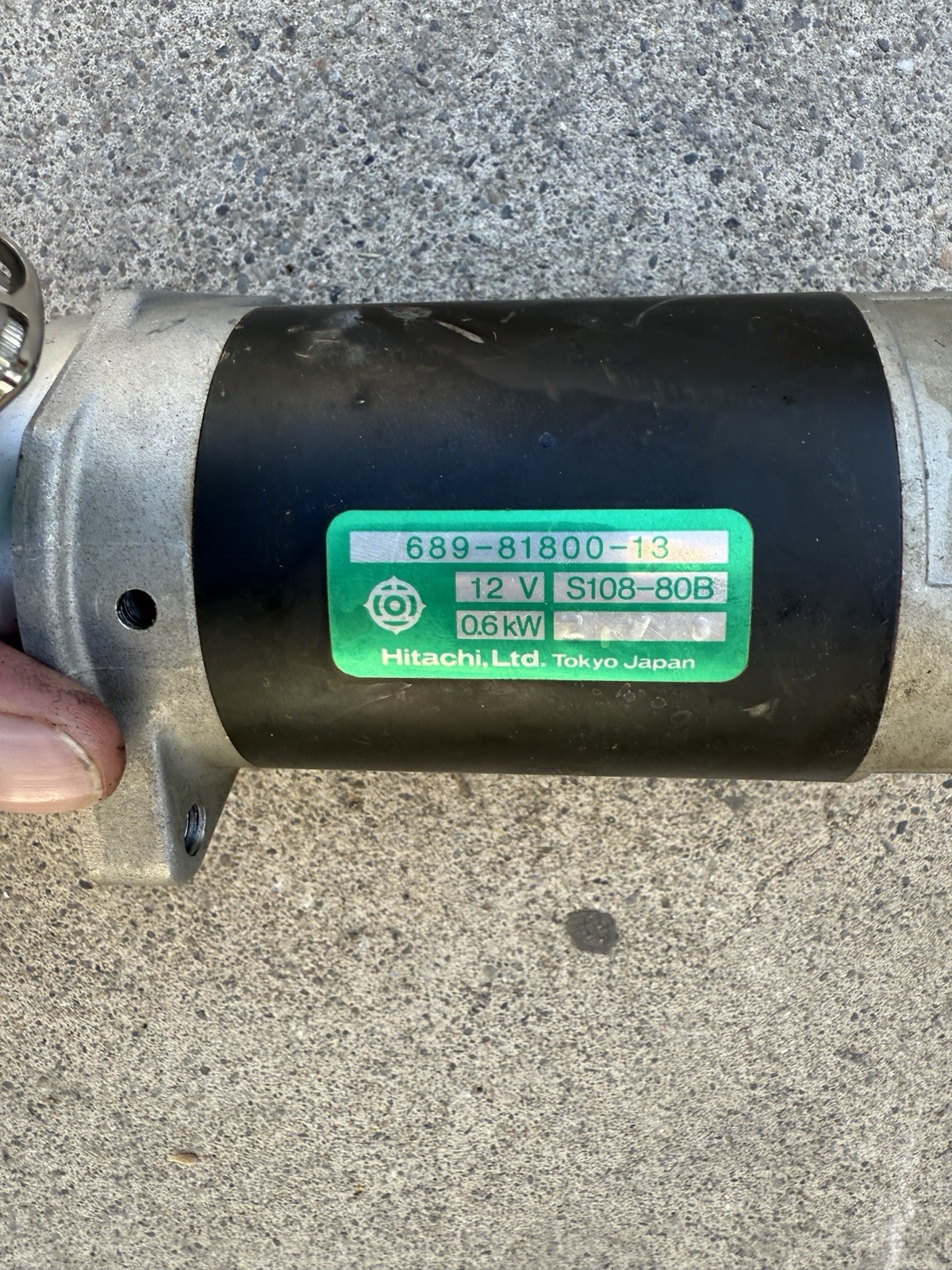 Yamaha Genuine OEM Outboard 25-40HP Starting Motor Assembly 689-81800-13-00