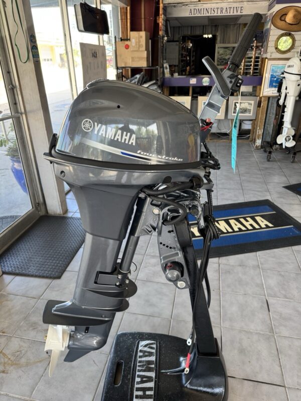 New Yamaha T9.9XPHB 9.9 HP High Thrust 4-Stroke Electric Start Power Tilt 25″ (X) Outboard Motor