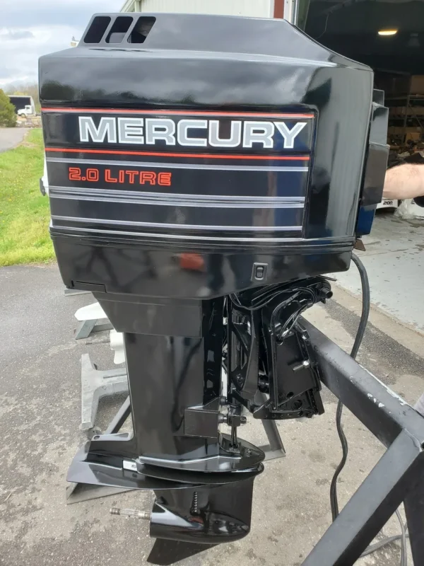 1995 Mercury 150 HP 6-Cylinder 2.0L Carbureted 2-Stroke 25″ (X) Outboard Motor – Freshwater – Electric Start – Power Trim & Tilt