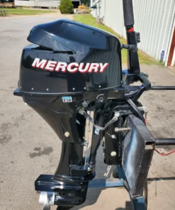 2006 Mercury 9.9 HP 2-Cyl Carbureted 4-Stroke 20" (L) Kicker Outboard Motor With Tiller Handle