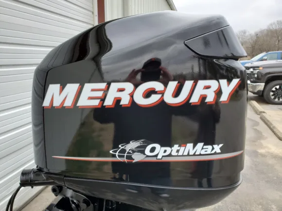 Used 2006 Mercury Optimax 90 HP 3-Cylinder DFI 2-Stroke 20" (L) Outboard Motor