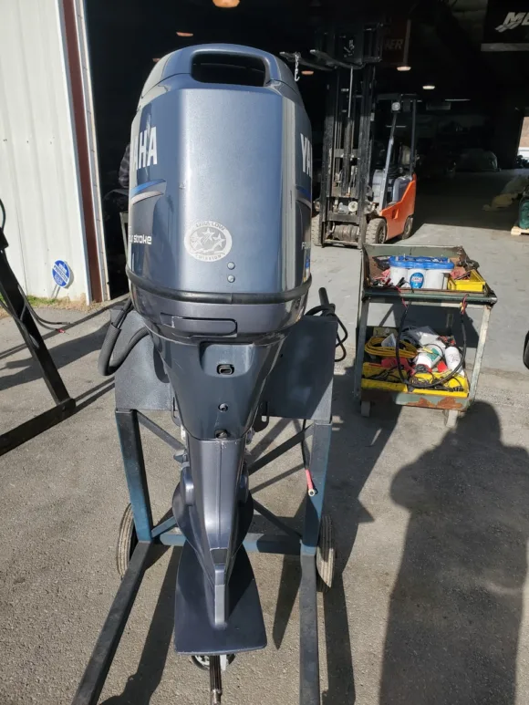 Used 2008 Yamaha 50 HP 4-Cylinder EFI 4-Stroke 20″ (L) Outboard Motor