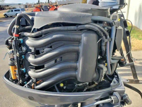 Used 2008 Yamaha 50 HP 4-Cylinder EFI 4-Stroke 20″ (L) Outboard Motor