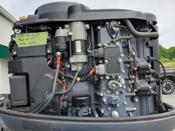 Used 2009 Yamaha 150 HP 4-Cylinder EFI 4-Stroke 25″ (X) Outboard Motor