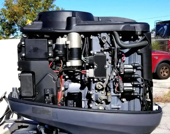Used 2009 Yamaha 150 HP 4-Cylinder EFI 4-Stroke 25″ (L) Outboard Motor
