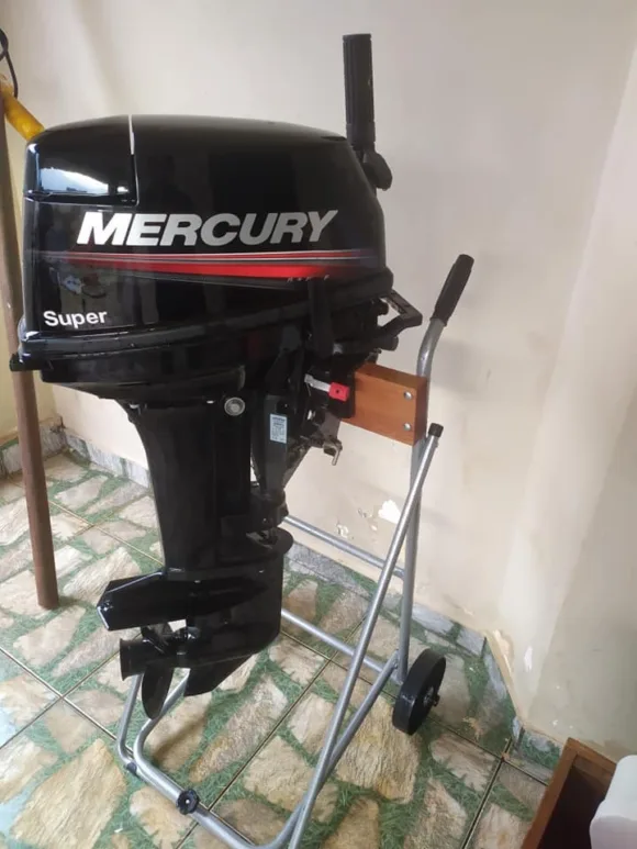 New 2019 Mercury 15HP EFI 2-Cylinder 4-Stroke Outboard Motor – 15" Short Shaft – Manual Start – Tiller Handle