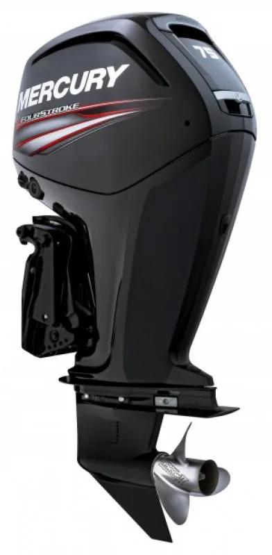New 2021 Mercury 75HP EFI 4-Cylinder 4-Stroke Outboard Motor – 20" Long Shaft – Remote Steering – Complete Rigging Included