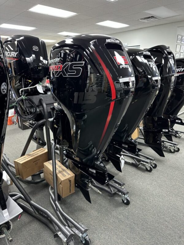 2026 Mercury 115 HP Pro XS FourStroke Outboard Motor – 20" Shaft