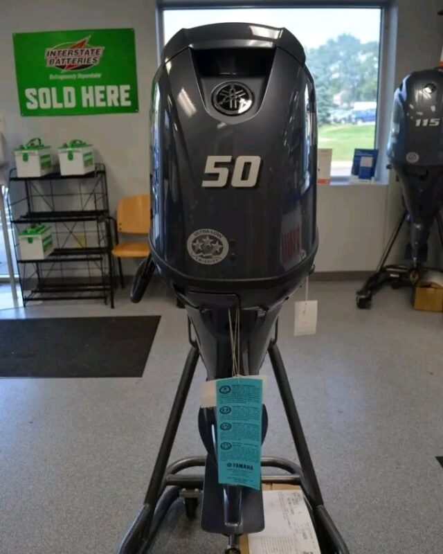 2026 Yamaha F50LC 50 HP Long Shaft 4-Stroke EFI Outboard Motor – Brand New