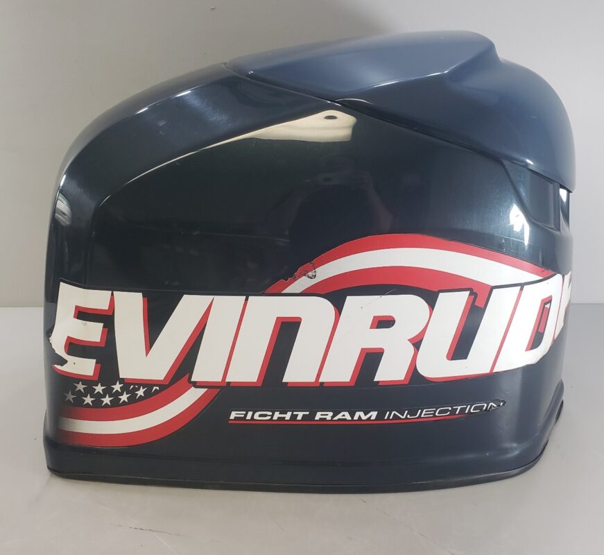 Evinrude Johnson H.O. FICHT Ram Hood Top Cowl Engine Cover 200 225 250 HP V6