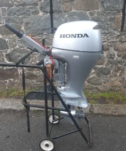 Used 10hp honda fourstroke, pull start on tiller, short shaft