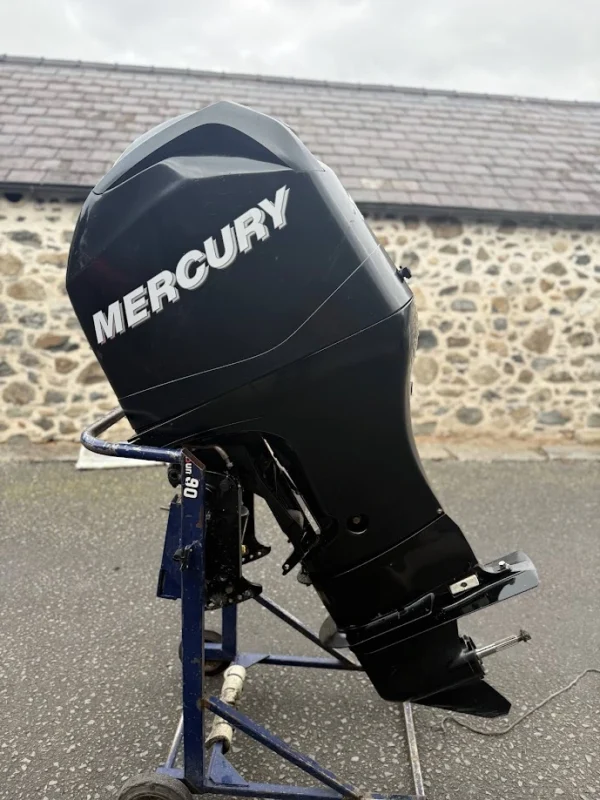Used 115 HP Mercury 4-Stroke Outboard Motor – XL Shaft – Fuel Injected – Electric Start – Remote Control