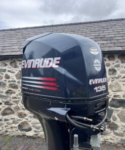 Used 135hp evinrude longshaft, remote control, electric star