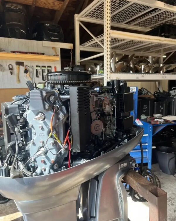 115 HP 2-Stroke Yamaha Outboard Motor with 20" Shaft Length - Alpha Marine Outboards