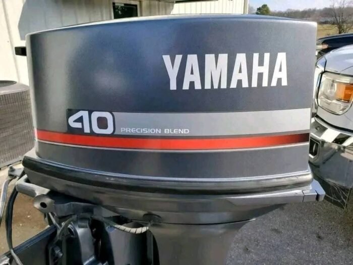 Used 1997 Yamaha 40 HP 2-Cylinder Carbureted 2-Stroke Outboard Motor – 20" Shaft – 150 PSI Compression