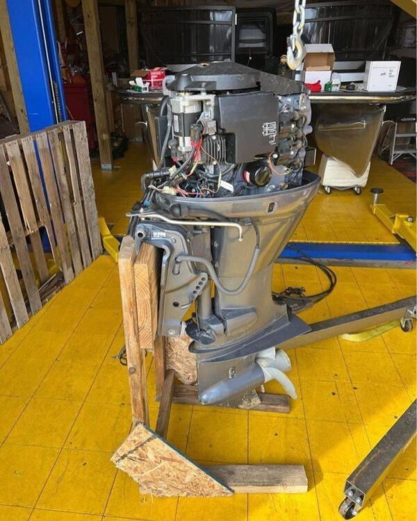 Used 2002 Yamaha 50 HP 4-Stroke Outboard Motor – 20" Shaft – 580 Hours