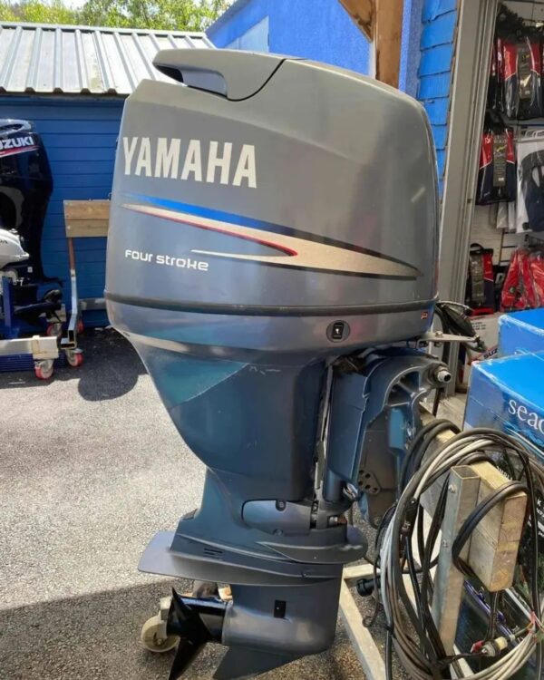 2003 Yamaha 100 HP 4-Stroke 20" Shaft Outboard Motor - Alpha Marine Outboards