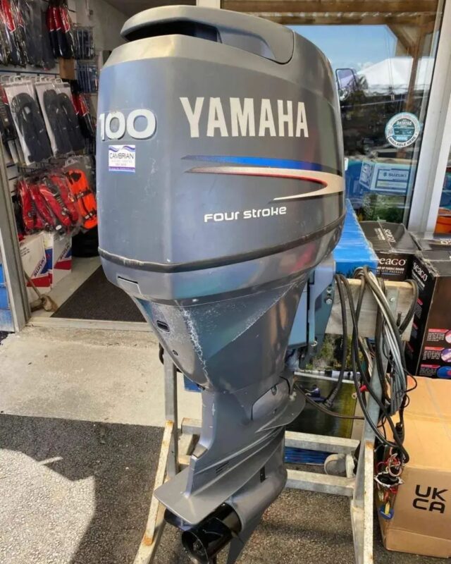 2003 Yamaha 100 HP 4-Stroke 20" Shaft Outboard Motor - Alpha Marine Outboards