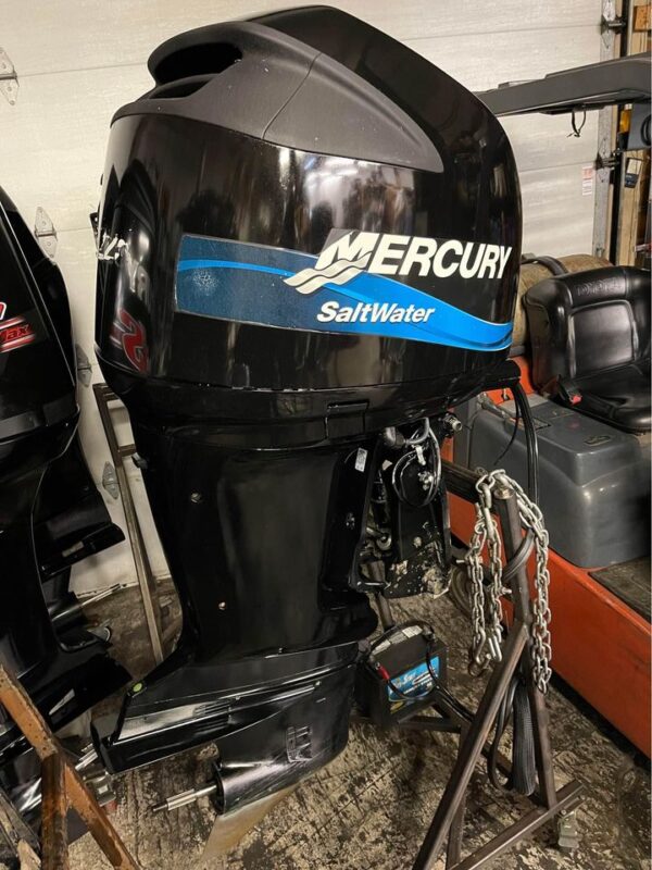 Used 2004 Mercury F-225 HP 4-Stroke Outboard Motor – 25" Shaft – 217 Hours