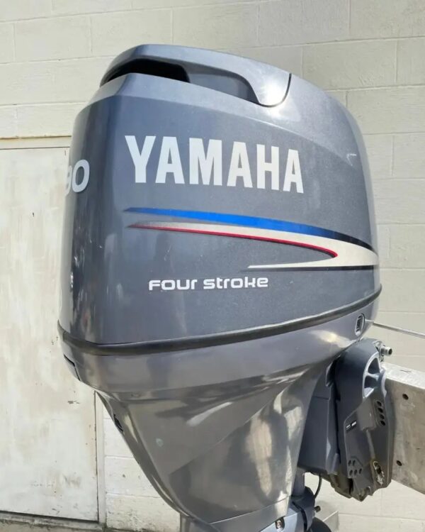 2004 Yamaha 90 HP 4-Stroke 20" Shaft Outboard Motor - Alpha Marine Outboards