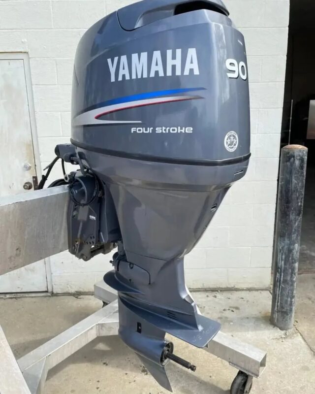 2004 Yamaha 90 HP 4-Stroke 20" Shaft Outboard Motor - Alpha Marine Outboards