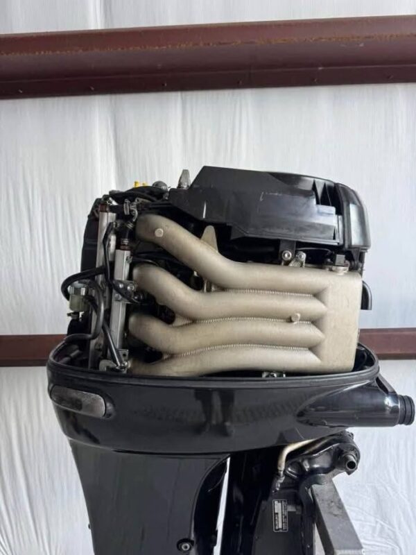 Used 2005 Suzuki DF140 140 HP 4-Stroke Outboard Motor – 25" Shaft – 353 Hours – Controls & Stainless Propeller