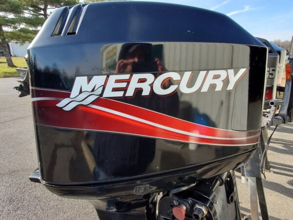 Used 2006 Mercury 50 HP 2-Stroke ELPTO Outboard Motor – 20" Long Shaft – Like New Condition