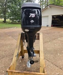 Used 2006 Mercury 75 HP OptiMax DFI 2-Stroke Outboard Motor – 20" Shaft – 116–125 PSI Compression – Freshwater Only – Fully Serviced