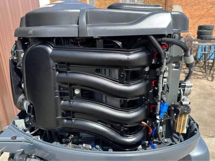 Used 2009 Yamaha F90 90 HP 4-Stroke EFI Outboard Motor – 20" Shaft – 260 Hours – Power Trim & Tilt – Original Condition