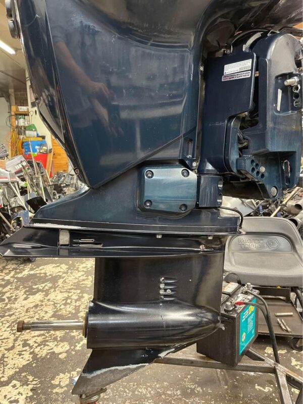 Used 2010 Evinrude E-TEC 200 HP 2-Stroke Outboard Motor – 25" Shaft – 201 Hours – DTS Rigging & Gauges – Fully Serviced