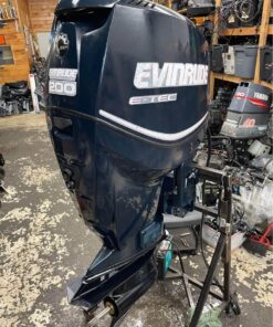 Used 2010 Evinrude E-TEC 200 HP 2-Stroke Outboard Motor – 25″ Shaft – 201 Hours – DTS Rigging & Gauges – Fully Serviced