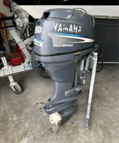 2010 Yamaha 40 HP 4-Stroke 20'' Shaft Remote Steer Outboard Motor - Alpha Marine Outboards