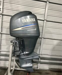 Used 2012 Yamaha F150 150 HP 4-Stroke EFI Outboard Motor – 20″ Shaft – Controls Included – Strong Compression