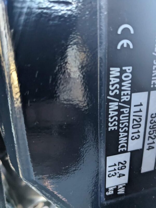 Used 2013 Evinrude 40 HP E-TEC Outboard Motor – 20" Shaft – 98 Hours – Tiller Steer – 1-Year Warranty