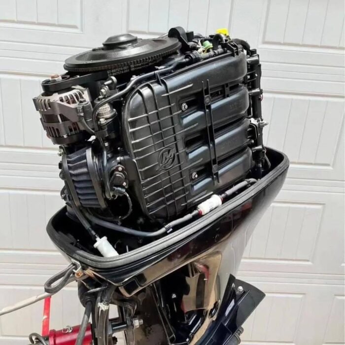 Used 2013 Mercury 75 HP ELPT 4-Stroke Outboard Motor – 20" Shaft – 232 Hours – 200 PSI Compression – Freshwater Only – Fully Serviced