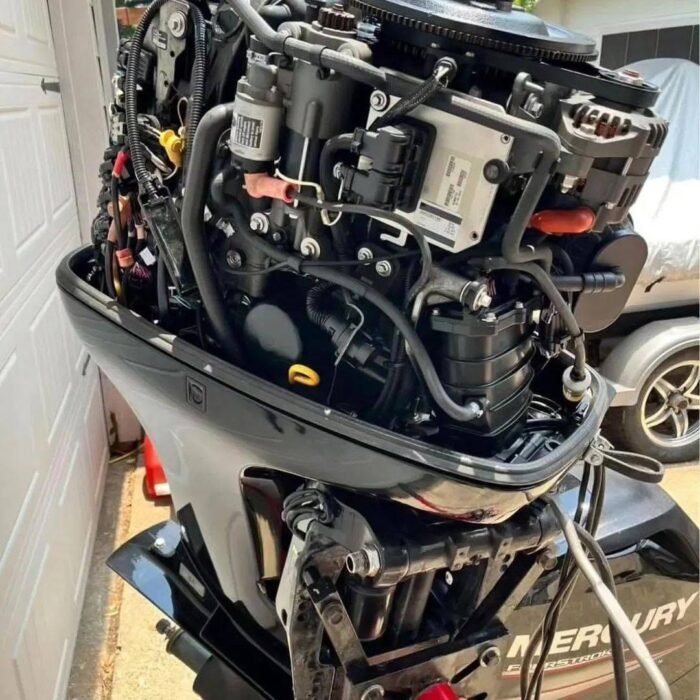 Used 2013 Mercury 75 HP ELPT 4-Stroke Outboard Motor – 20" Shaft – 232 Hours – 200 PSI Compression – Freshwater Only – Fully Serviced