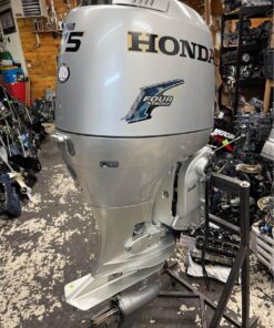 Used 2014 Honda BF75 75 HP 4-Stroke Outboard Motor – 25″ Shaft – 83 Hours – Controls Included – Like New