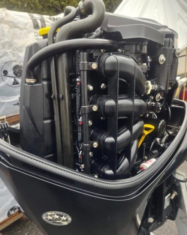 Used 2014 Mercury 90 HP FourStroke EFI Outboard Motor – ME90XL – 25" XL Shaft – 290 Hours – Freshwater Only