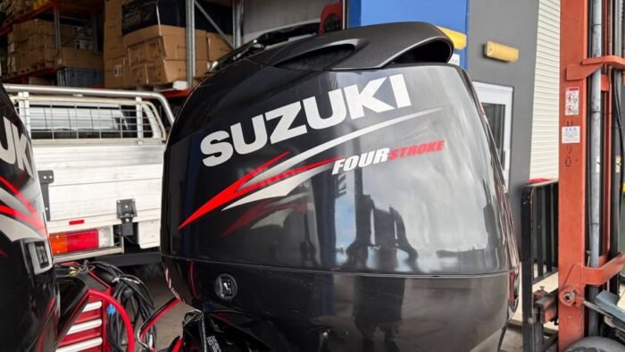 Used 2014 Suzuki DF90A 90 HP 4-Stroke Outboard Motor – 25" Extra-Long Shaft – 358 Hours – 180 PSI Compression – Fully Serviced