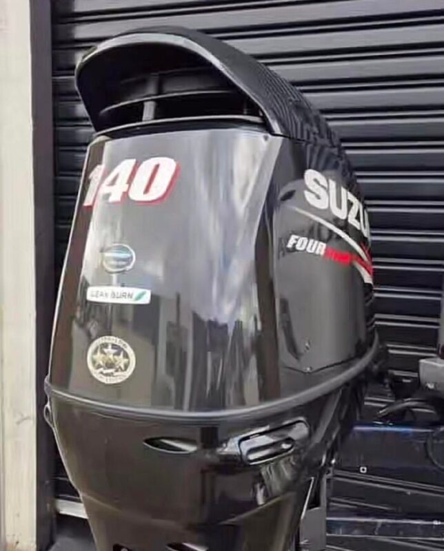Used 2015 Suzuki DF140A 140 HP 4-Stroke Outboard Motor – 25" Shaft – 260 Hours – 160–165 PSI Compression – Fully Serviced