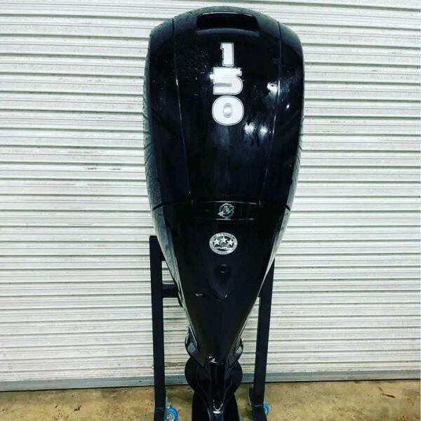 2015 Twin Mercury 150 HP 4-Stroke 20'' Shaft Outboard Motor - Alpha Marine Outboards