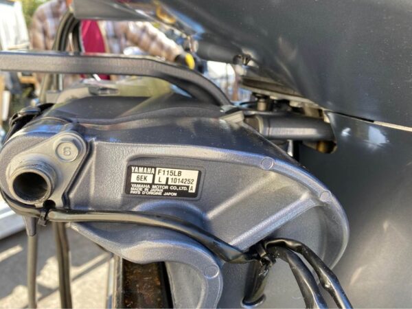 Used 2015 Yamaha 115 HP 4-Stroke F115LB Outboard Motor – 20" Shaft – 129 Hours