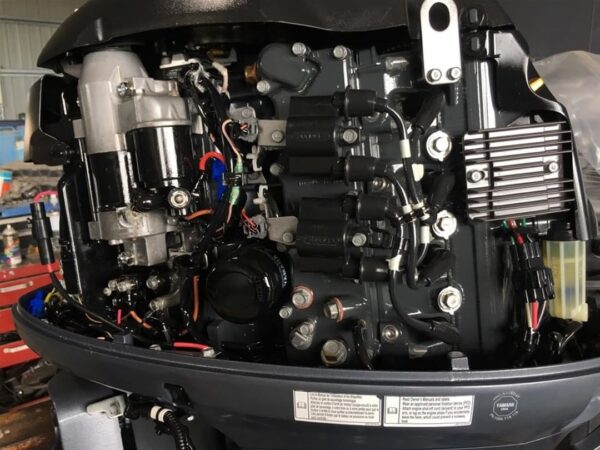 2015 Yamaha 70 HP 4-Stroke 25'' Shaft Remote Steer Power Tilt & Trim Outboard Motor - Alpha Marine Outboards